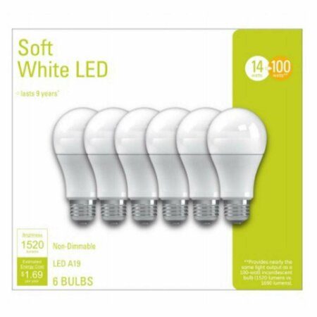 PERFECTTWINKLE 14W A21 Medium General Purpose LED Light Bulb, Soft White PE3347082